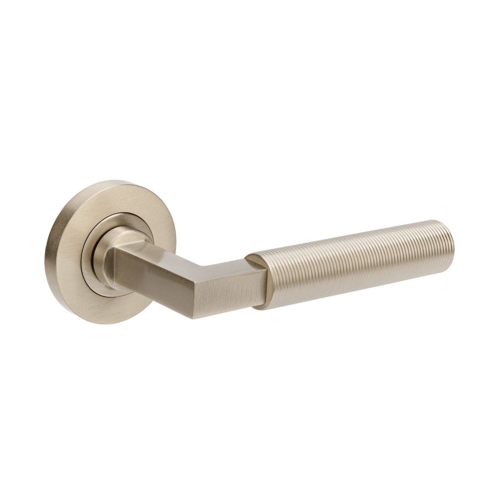 Zanda Zurich Fluted Dummy Lever Set (LH) Brushed Nickel 9355.DL.BN - The Blue Space