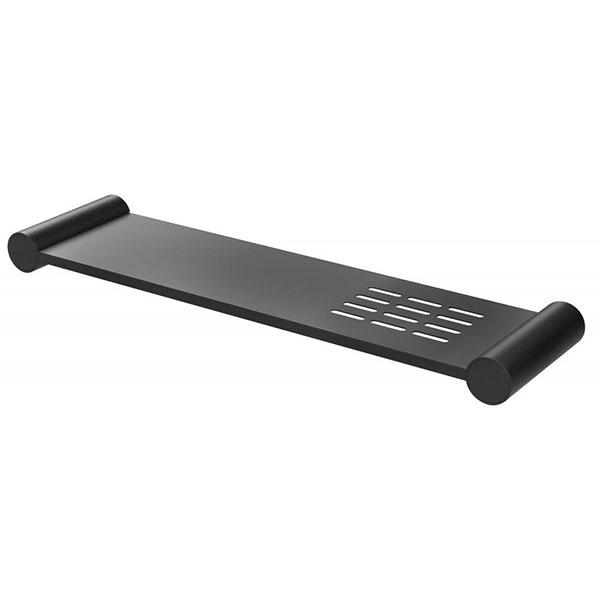 Phoenix Vivid Slimline Metal Shelf Matte Black - The Blue Space