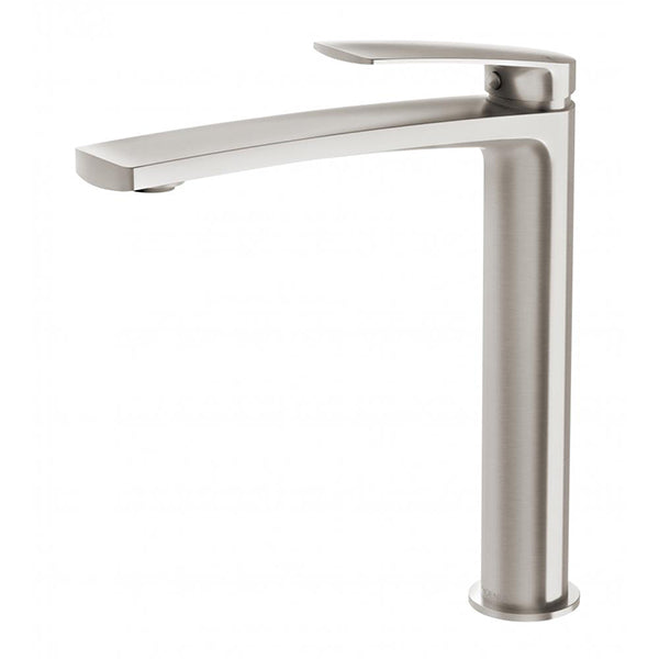 Phoenix Mekko Vessel Basin Mixer - Brushed Nickel - The Blue Space