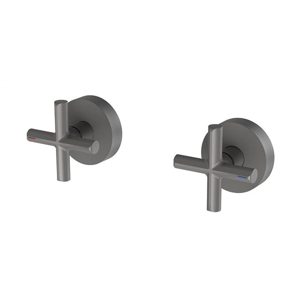 Phoenix Vivid Slimline Plus Wall Top Assemblies - Gun Metal online at The Blue Space