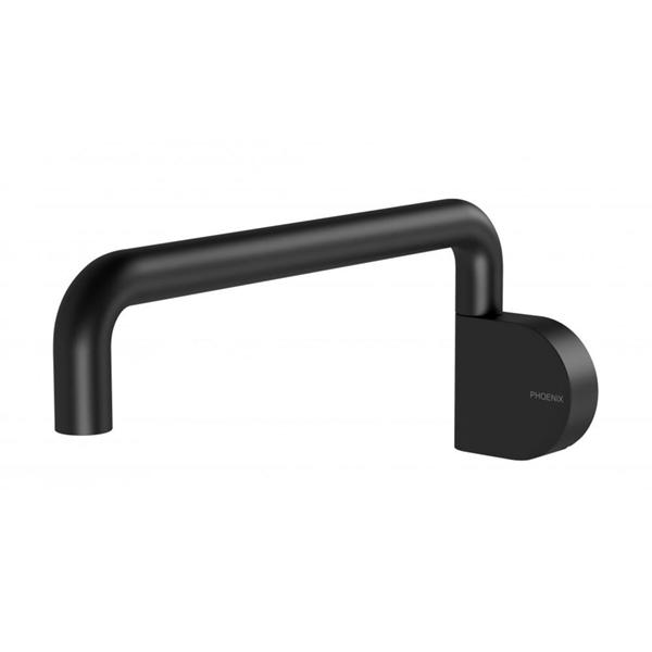 Phoenix Designer Swivel Bath Outlet - Matte Black - The Blue Space