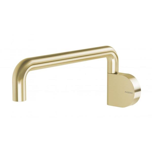 Phoenix Designer Swivel Bath Outlet - Brushed Gold - The Blue Space