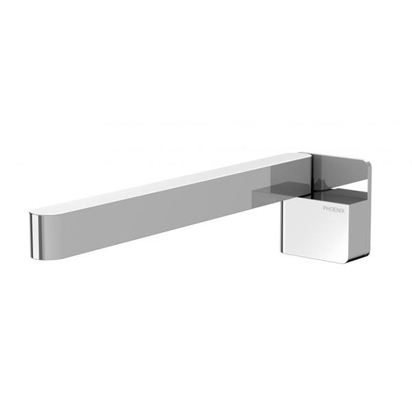 Phoenix Designer Swivel Bath Outlet 230mm Square - Chrome - The Blue Space