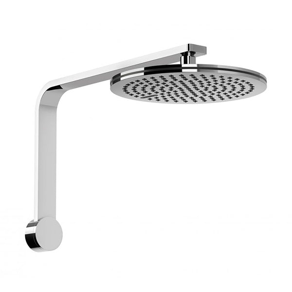 Phoenix NX Quil Shower Arm & Rose - Chrome/Black - The Blue Space