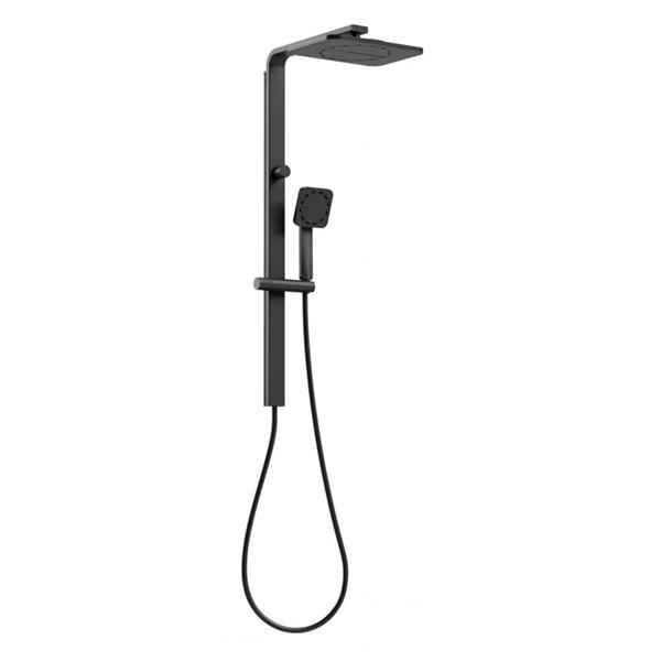Phoenix NX ORLI with Hydrosense Twin Shower - Matte Black - The Blue Space