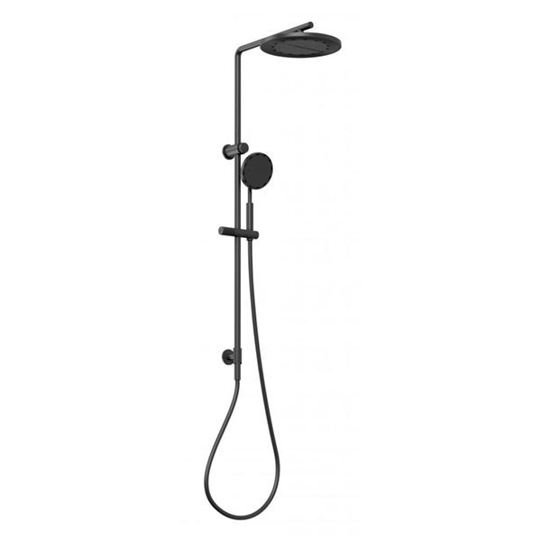 Phoenix NX IKO with Hydrosense Twin Shower - Matte Black - The Blue Space