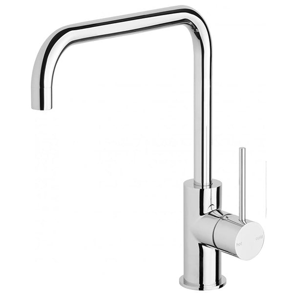 Phoenix Vivid Slimline Side Lever Sink Mixer 220mm Squareline-Chrome at The Blue Space