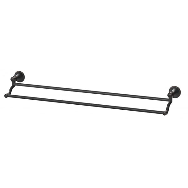 Phoenix Nostalgia Double Towel Rail 760mm - Antique Black - the blue space