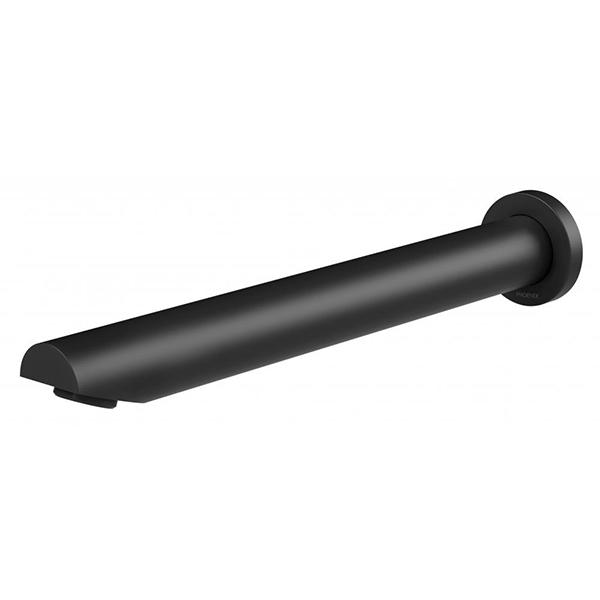 Phoenix Vivid Wall Bath Outlet 32 x 300mm Angled - Matte Black Online at The Blue Space