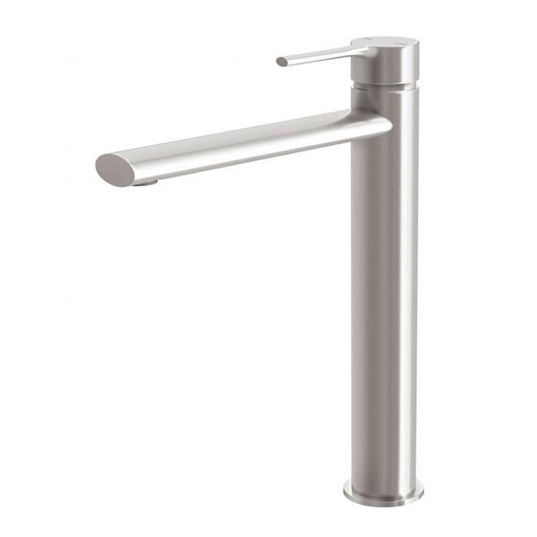 Phoenix Vivid Slimline Oval Vessel Mixer - Brushed Nickel Online at The Blue Space