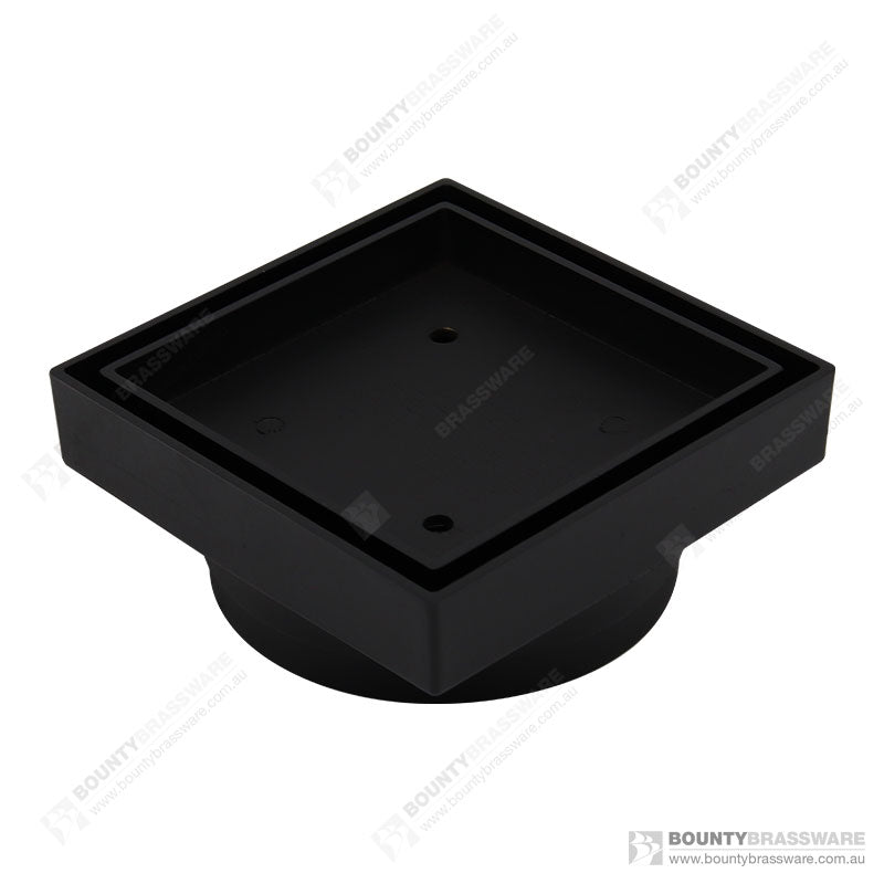 ART Australia Bermuda Standard Floor Waste Tile Insert Black - The Blue Space