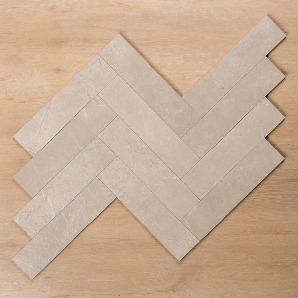Casuarina Cream Honed Porcelain Tile 75x300mm