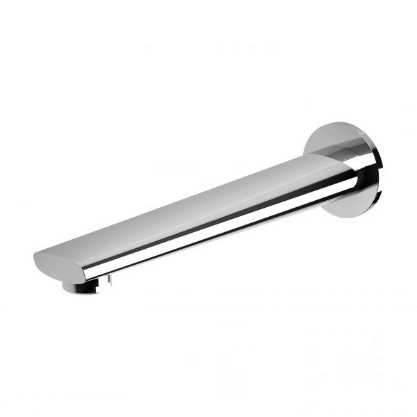 Arlo Wall Bath Outlet 200mm Chrome Phoenix Builders Range | The Blue Space
