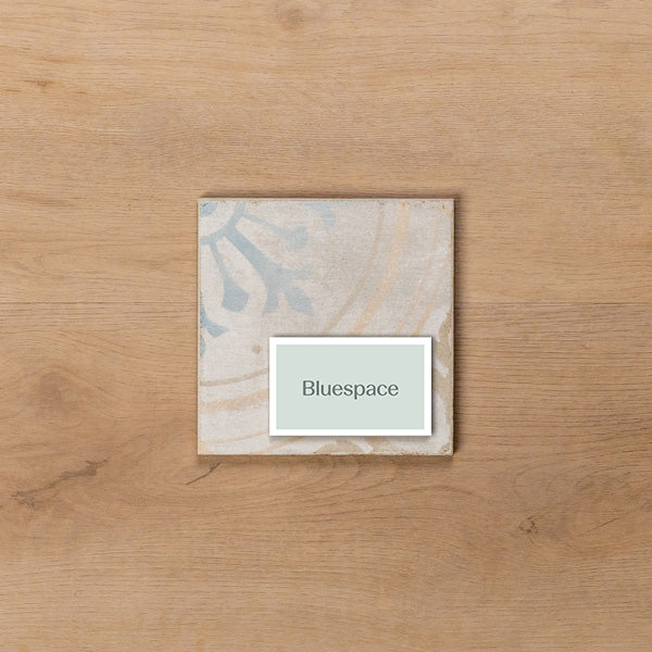 Valencia Antique Decor Matt P4 Cushioned Edge Porcelain Tile 150x150mm - The Blue Space