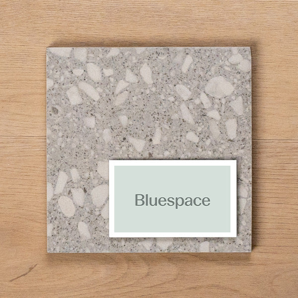 Island Terrazzo Grey Matt P4 Porcelain Tile 150x150mm - The Blue Space