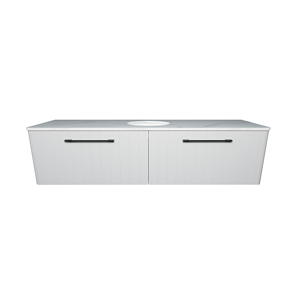 Timberline Saba Wall Hung Vanity With Under Counter Basin 1800mm Single Bowl - The Blue Space