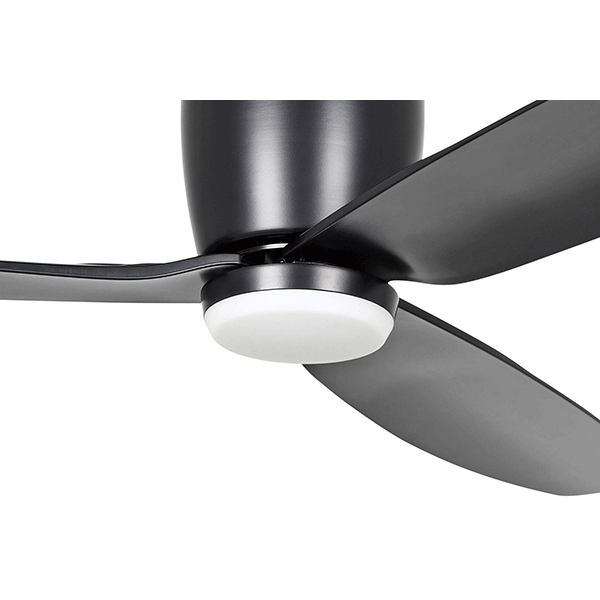 Eglo Seacliff 52" 132cm DC Ceiling Fan with 15W LED CCT Light Black online at The Blue Space