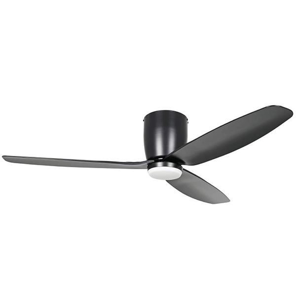 Eglo Seacliff 52" 132cm DC Ceiling Fan with 15W LED CCT Light Black online at The Blue Space