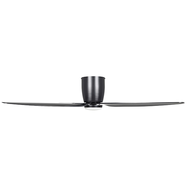 Eglo Seacliff 52" 132cm DC Ceiling Fan with 15W LED CCT Light Black online at The Blue Space