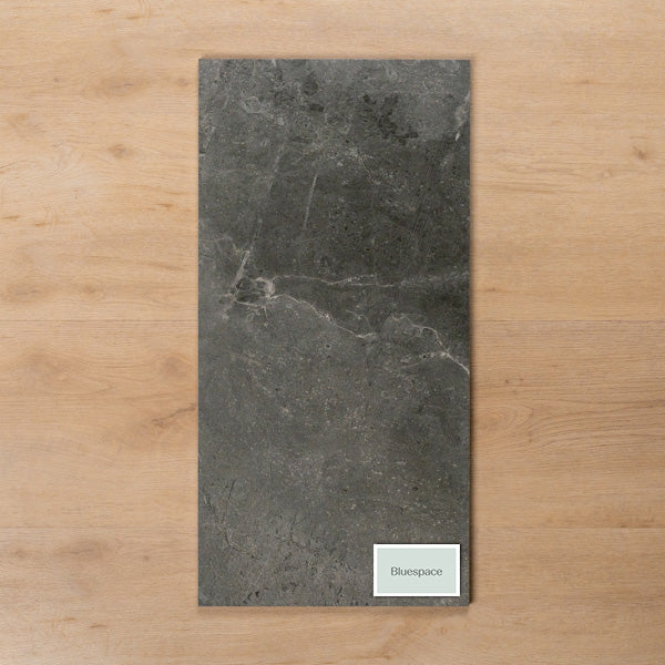 Casuarina Charcoal Honed Porcelain Tile 300x600mm - The Blue Space