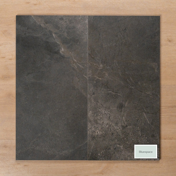 Casuarina Charcoal Matt P4 Porcelain Tile 300x600mm Double - The Blue Space