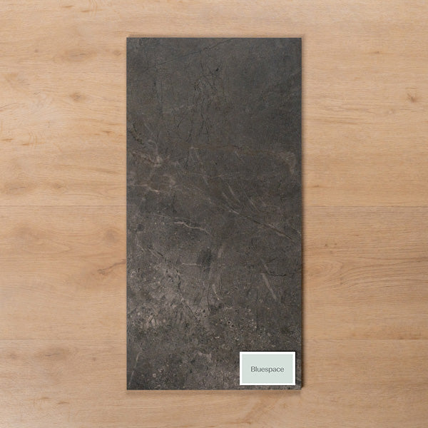 Casuarina Charcoal Matt P4 Porcelain Tile 300x600mm - The Blue Space