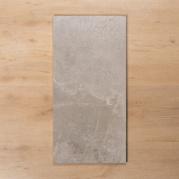 Casuarina Grey Honed Porcelain Tile 300x600mm - The Blue Space