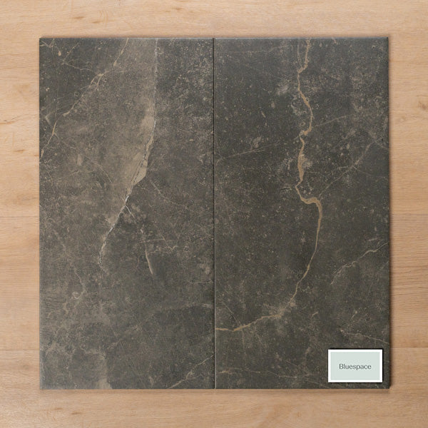 Avalon Charcoal Matt P2 Porcelain Tile 300x600mm Double - The Blue Space
