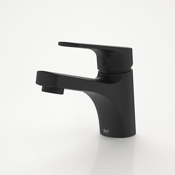 Dorf Kip Basin Mixer - Black - The Blue Space
