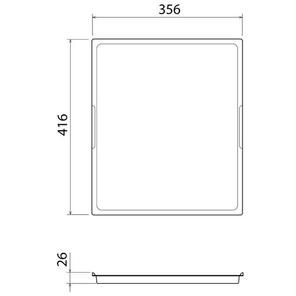 Caroma Compass Alfresco BBQ Tray by Caroma - The Blue Space
