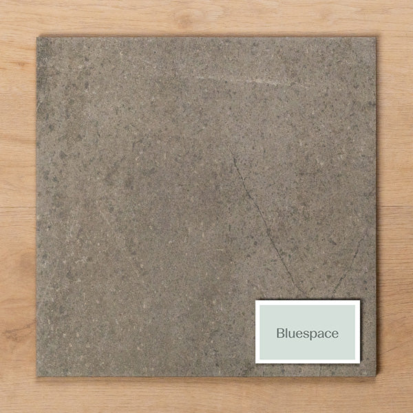 Burleigh Grey Matt Cushioned Edge Porcelain Tile 300x300mm - The Blue Space