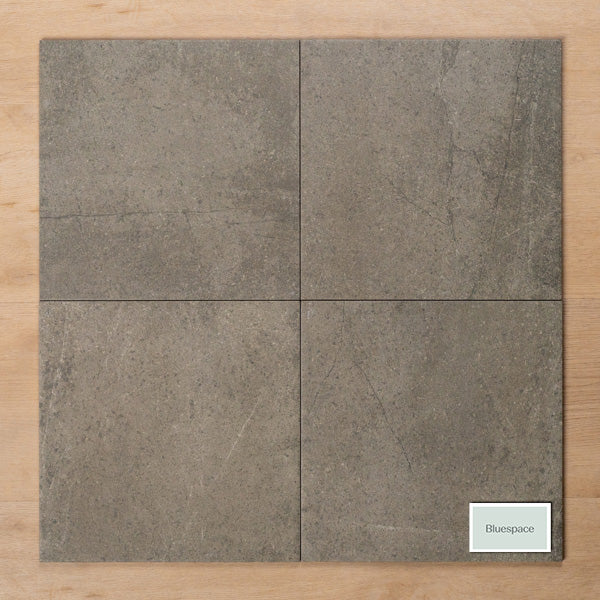 Burleigh Grey Matt Cushioned Edge Porcelain Tile 300x300mm Straight Pattern - The Blue Space