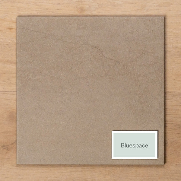 Burleigh Latte Matt Cushioned Edge Porcelain Tile 300x300mm - The Blue Space