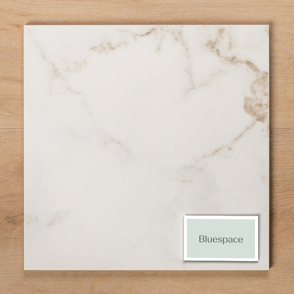 Discovery Calacatta Gold Matt Rectified Ceramic Tile 300x300mm - The Blue Space
