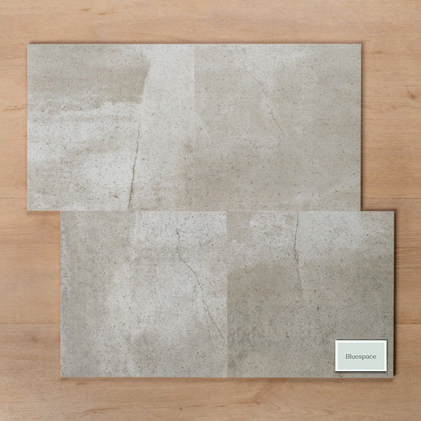 Discovery Urban Grey Matt Rectified Ceramic Tile 300x300mm Offset Pattern - The Blue Space
