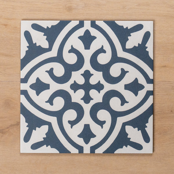 Tamarama Blue Matt P3 Cushioned Edge Porcelain Tile 300x300mm - The Blue Space