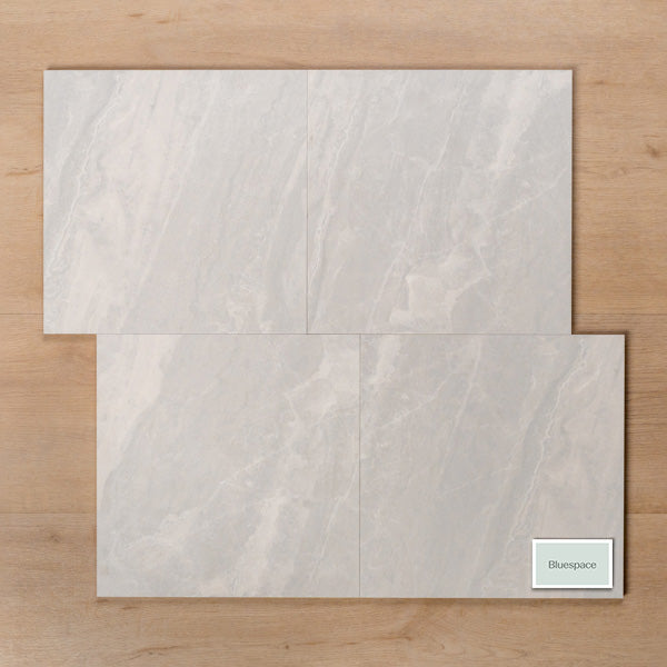 Paradise Grey Matt Rectified Ceramic Tile 300x300mm Offset Pattern - The Blue Space