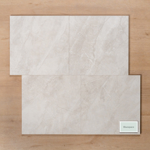 Paradise Stone Matt Rectified Ceramic Tile 300x300mm Offset Pattern - The Blue Space