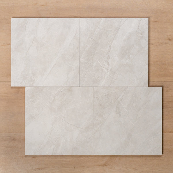 Paradise Stone Matt Rectified Ceramic Tile 300x300mm Offset Pattern - The Blue Space