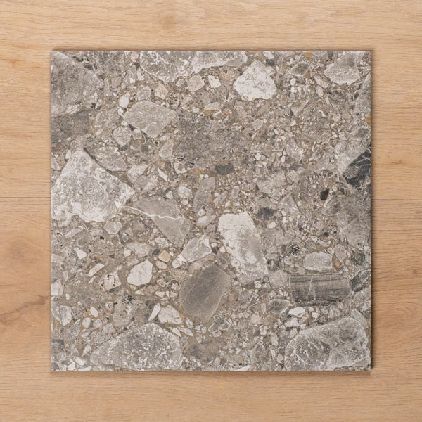 Southside Natural Terrazzo Matt P3 Porcelain Tile 300x300mm - The Blue Space