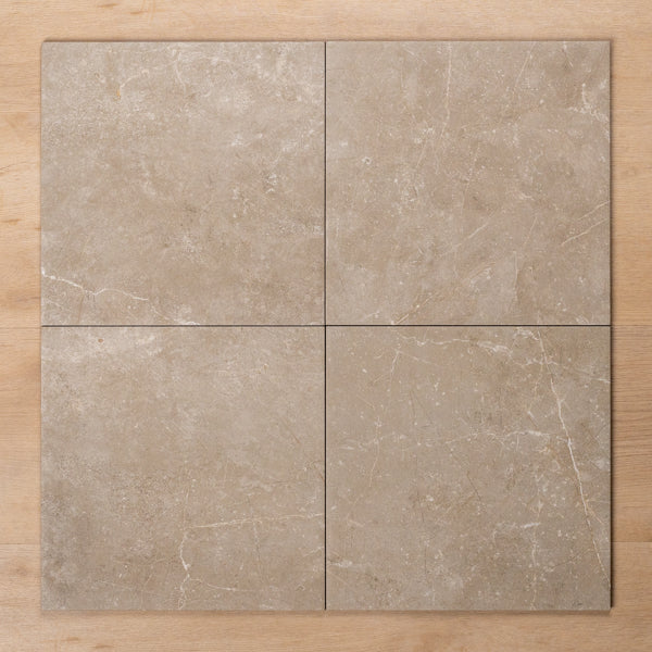 Avalon Greige Matt P3 Porcelain Tile 300x300mm Straight Pattern - The Blue Space