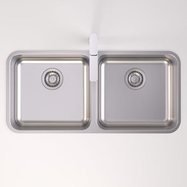 Caroma Contemporary Double Bowl Sink by Caroma - The Blue Space