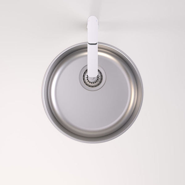 Caroma Luna Round Bowl Stainless Steel Sink