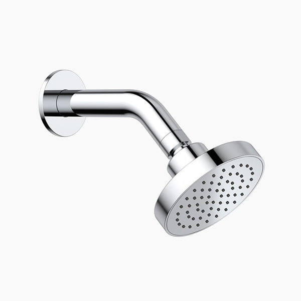 Clark Round Basic Fixed Shower - Chrome - The Blue Space