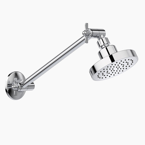 Clark Round Basic Adjustable Shower - Chrome - The Blue Space