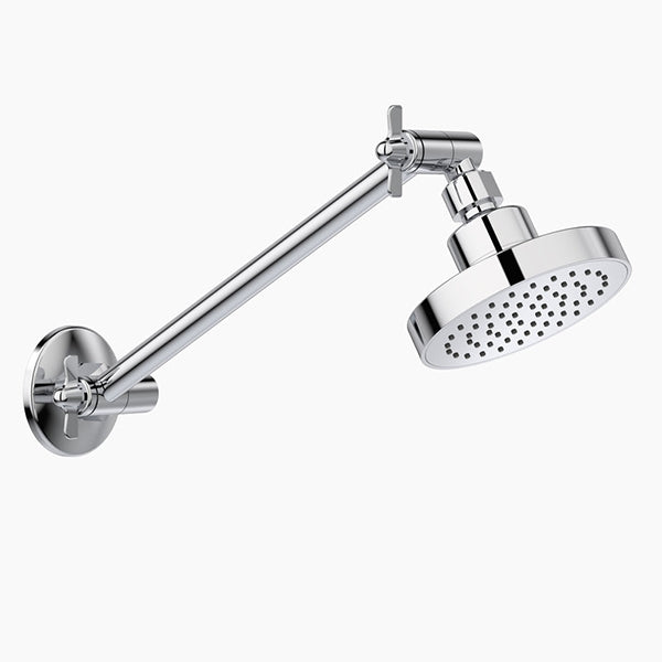 Clark Round Basic Adjustable Shower - Chrome - The Blue Space