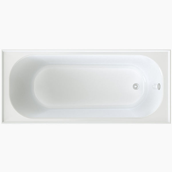 Clark Round Shower Bath with overflow 1675mm - The Blue Space