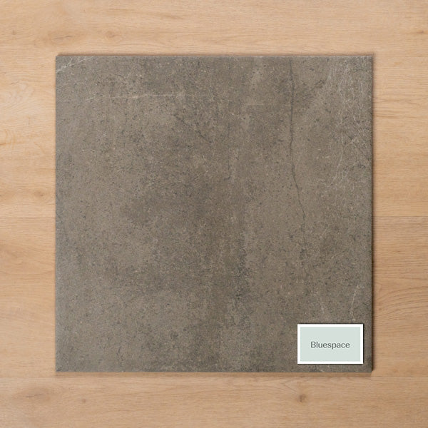Burleigh Grey External Cushioned Edge Porcelain Tile 450x450mm - The Blue Space