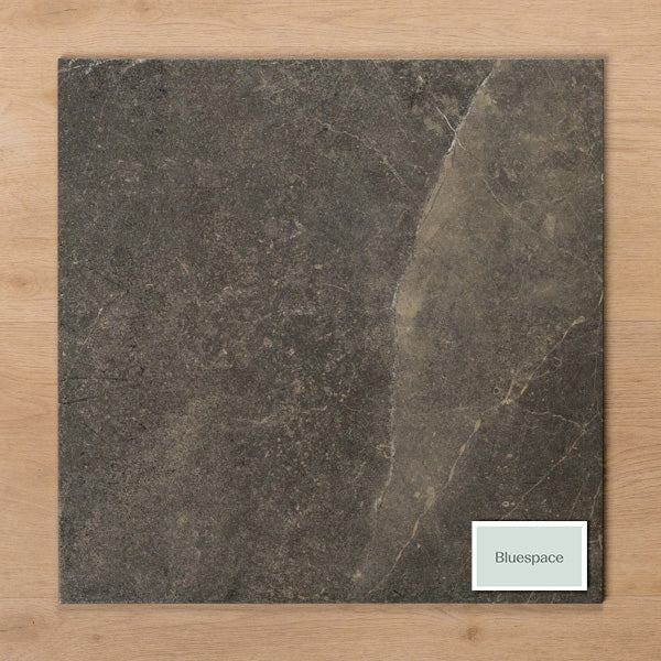 Avalon Charcoal Lappato Porcelain Tile 450x450mm - The Blue Space