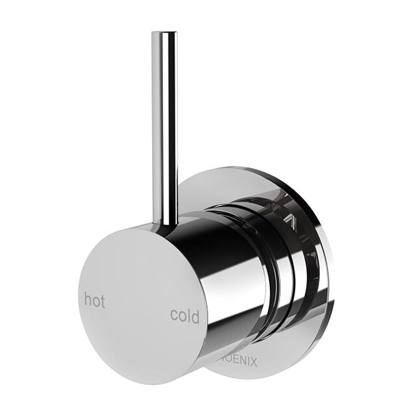 Phoenix Vivid Slimline Up Shower/Wall Mixer - Chrome - The Blue Space
